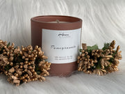 Handcrafted pomegranate Candle from apsaa living